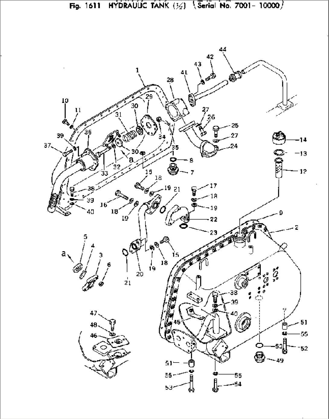 HYDRAULIC TANK (1/2)(#7001-10000)