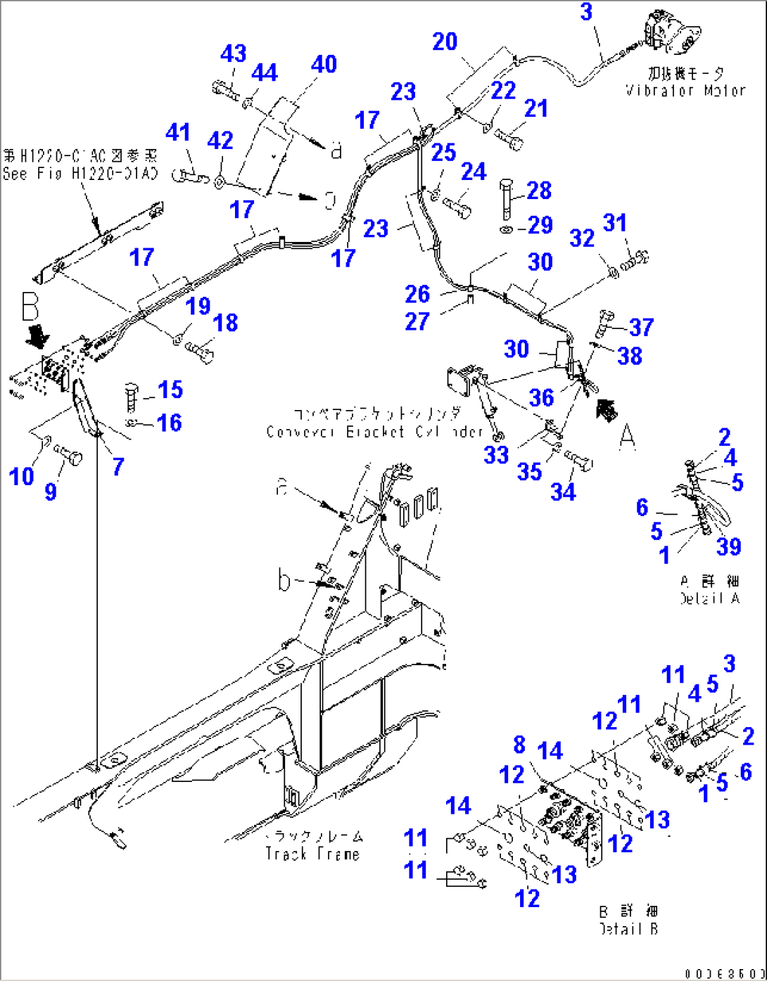 HOPPER CYLINDER LINES(#1001-)