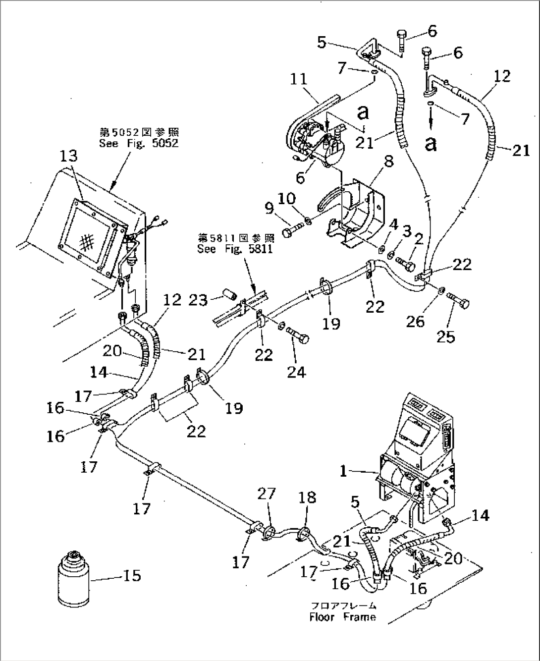 CAR COOLER AND PIPING(#20001-20070)