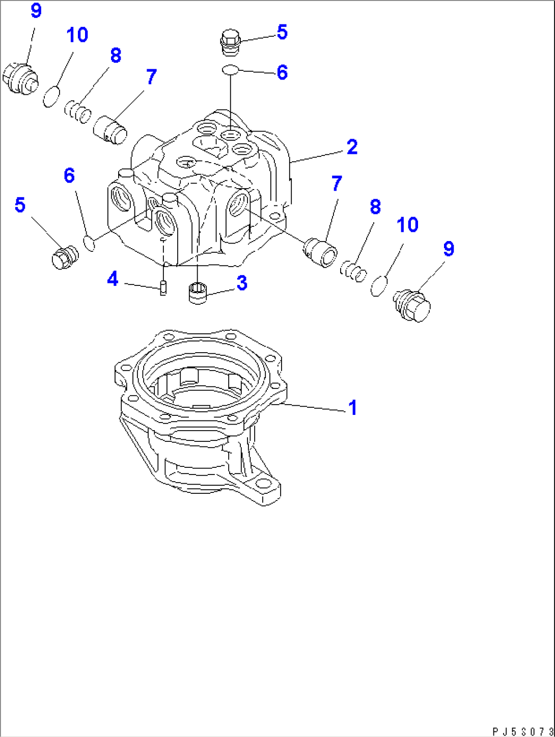 SWING MOTOR (1/3)(#50001-52740)