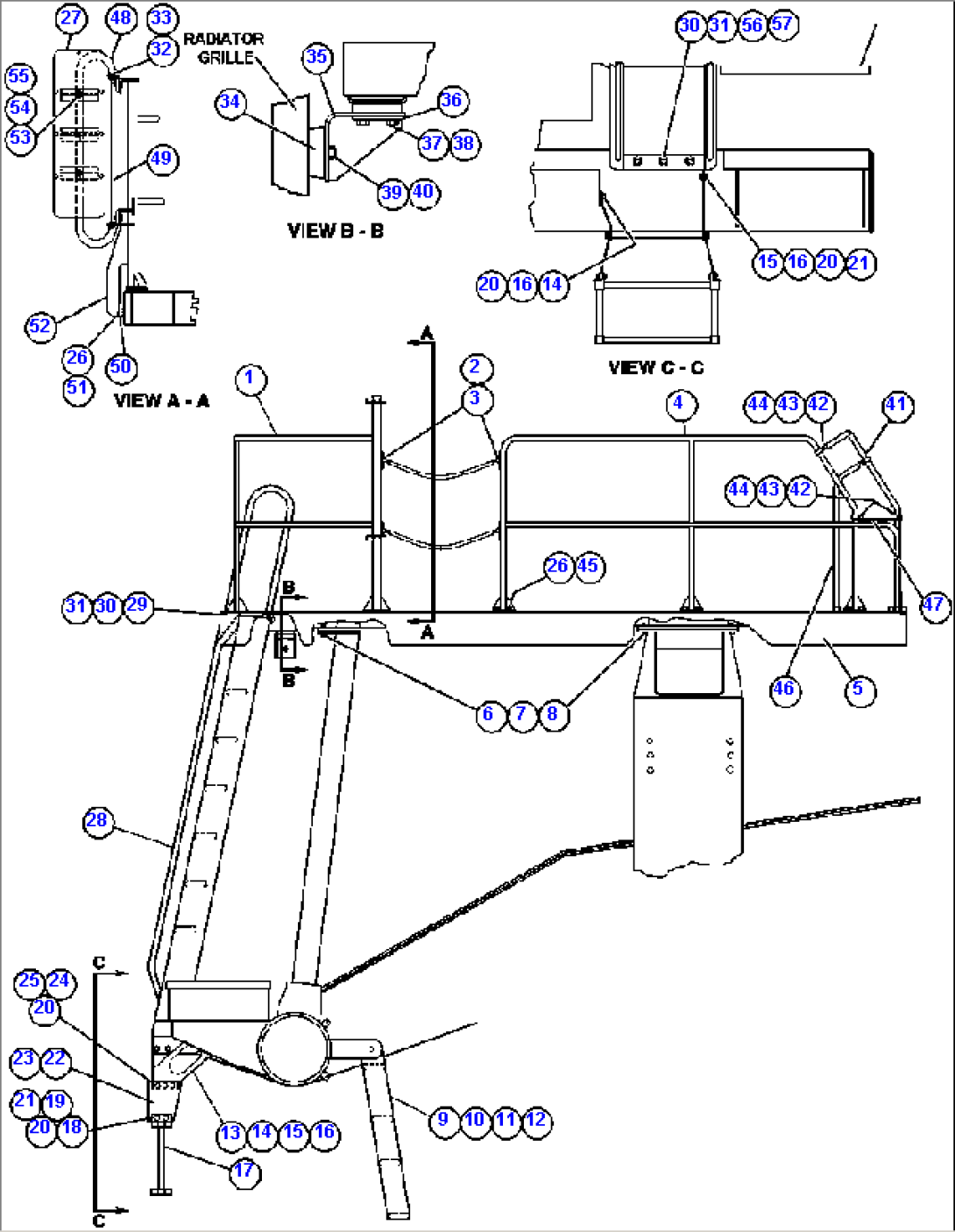 LEFT DECK, LADDER & STEP