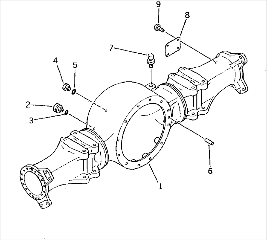 REAR AXLE HOUSING(#1601-2300)