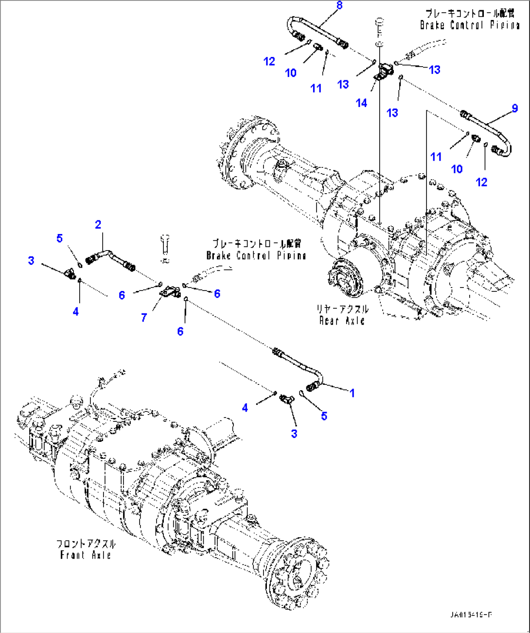 Brake Piping (#80001-)