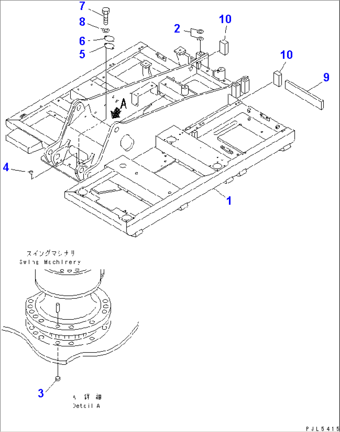 REVOLVING FRAME (ATTACHMENT) (FOR SIDE BUMPER)(#46814-)