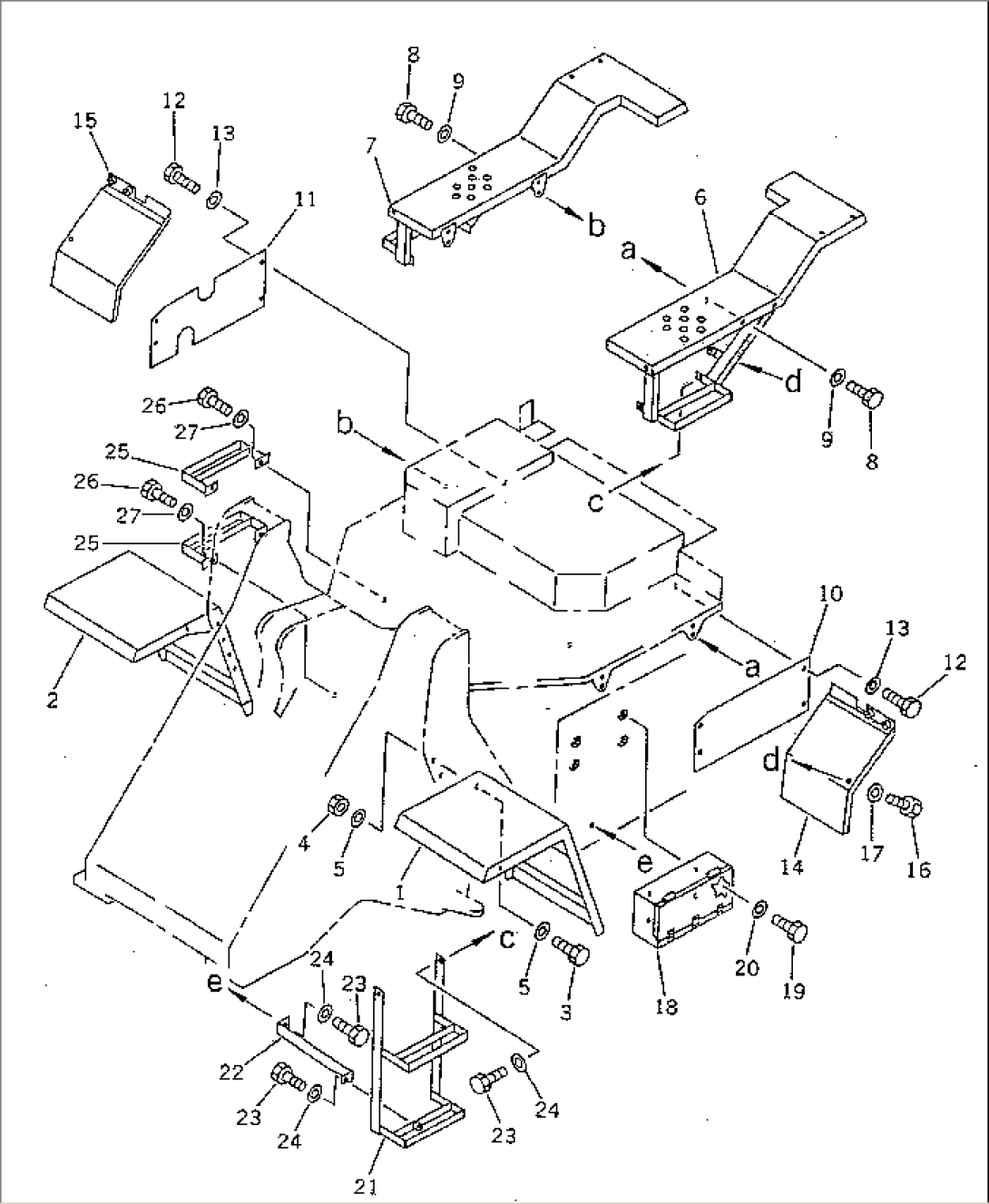 FENDER AND LADDER (WITH CAB)(#10001-11999)