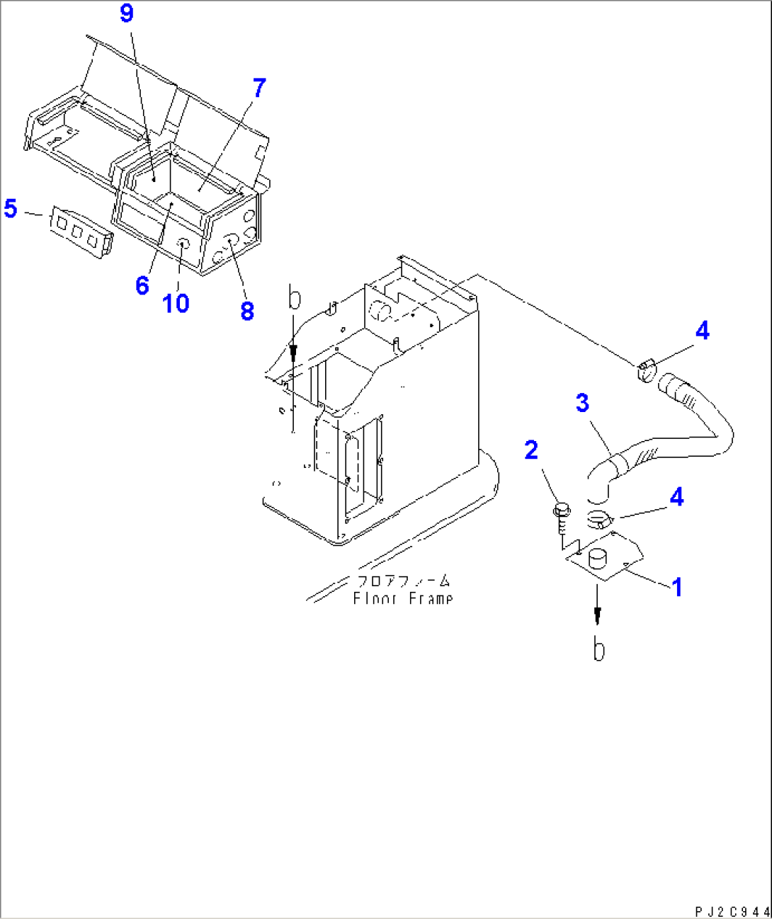 FLOOR SUB (COOL AND HEATER BOX )