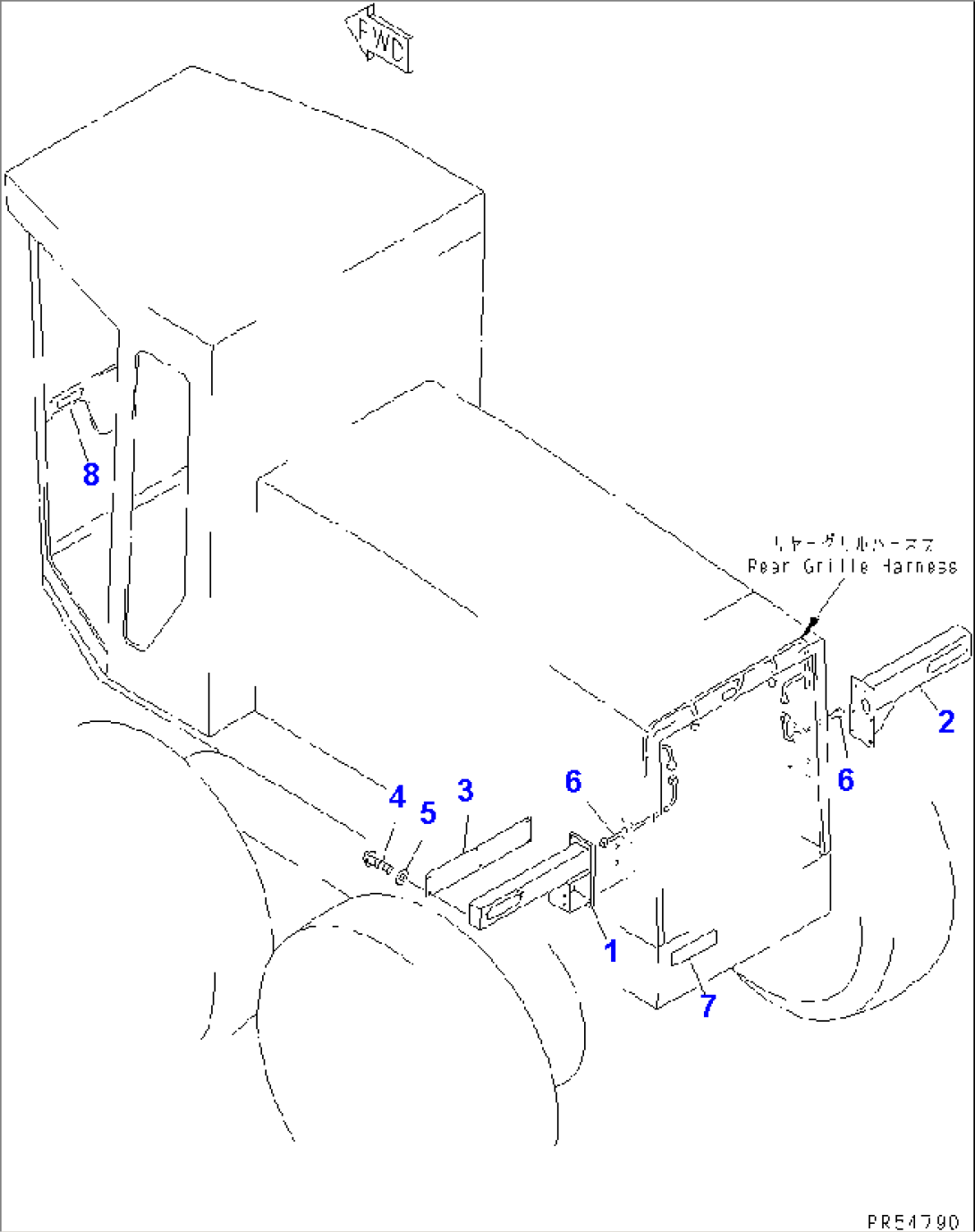 VEHICLE INSPECTION PARTS (FOR V-TYPE SNOW PLOW) (2/2)(#4501-)