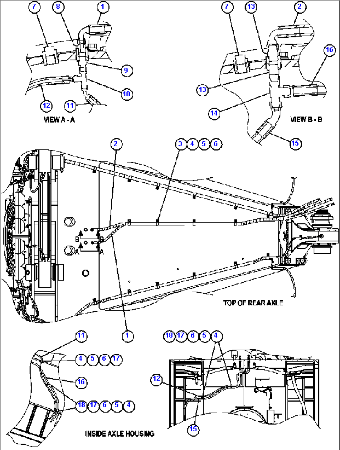 REAR BRAKE PIPING
