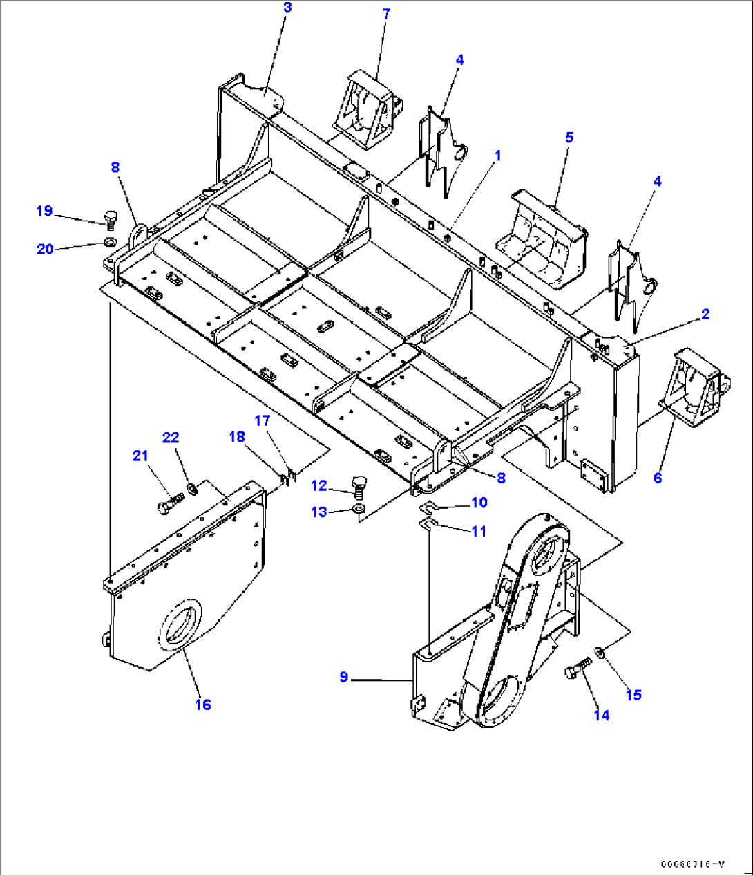Rotor, Bracket (1/2) (#1006-)