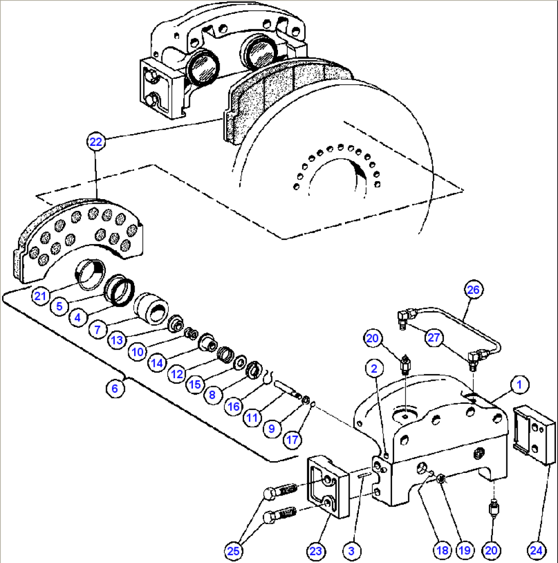 REAR DISC BRAKE ASSM (PB8877)