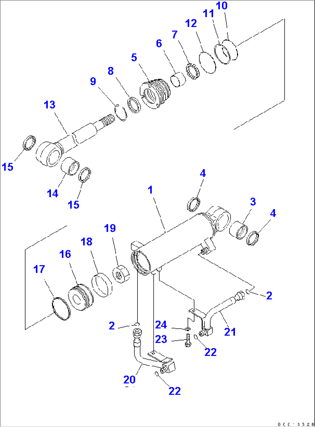 3-POINT HITCH CYLINDER