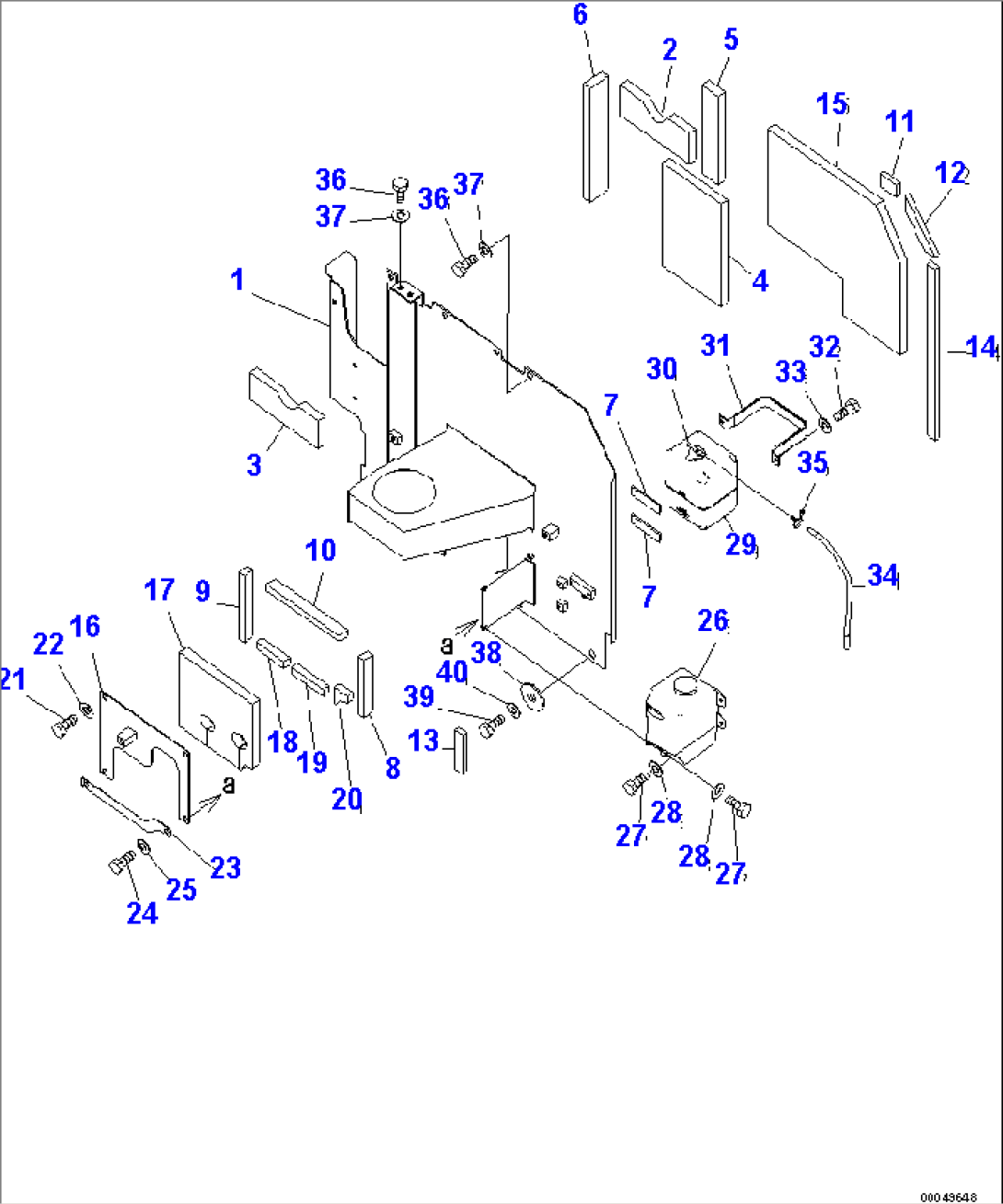 PARTITION (LEFT SIDE) (WITH CORROSION RESISTOR)(#300001-307376)