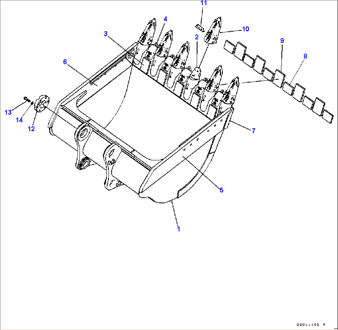 Bucket, Bucket and Tooth (#65070-)