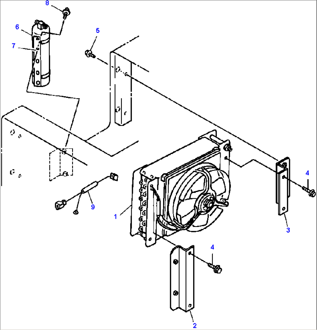 FIG NO. 5534 AIR CONDITIONER CONDENSER MOUNTING