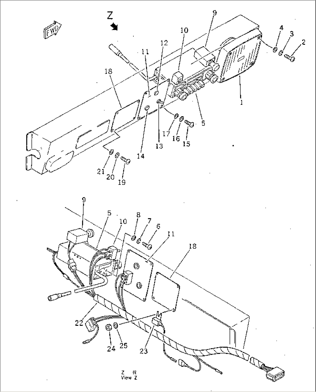 INSTRUMENT PANEL (L.H. UPPER) (EXCEPT JAPAN)