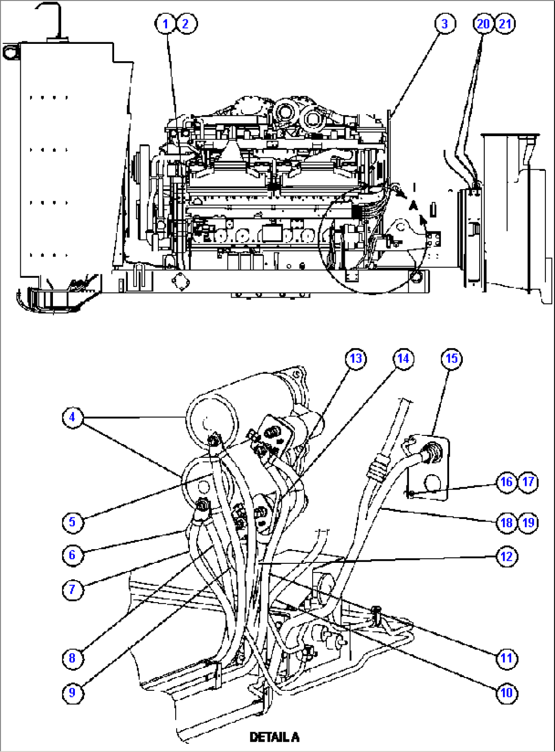 ENGINE ELECTRICAL - LEFT SIDE
