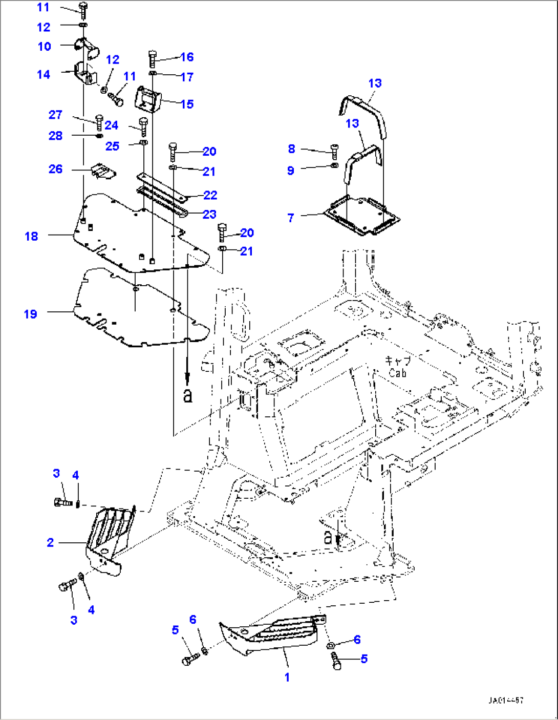 Cab Electrical Unit, Bracket (#30617-31988)