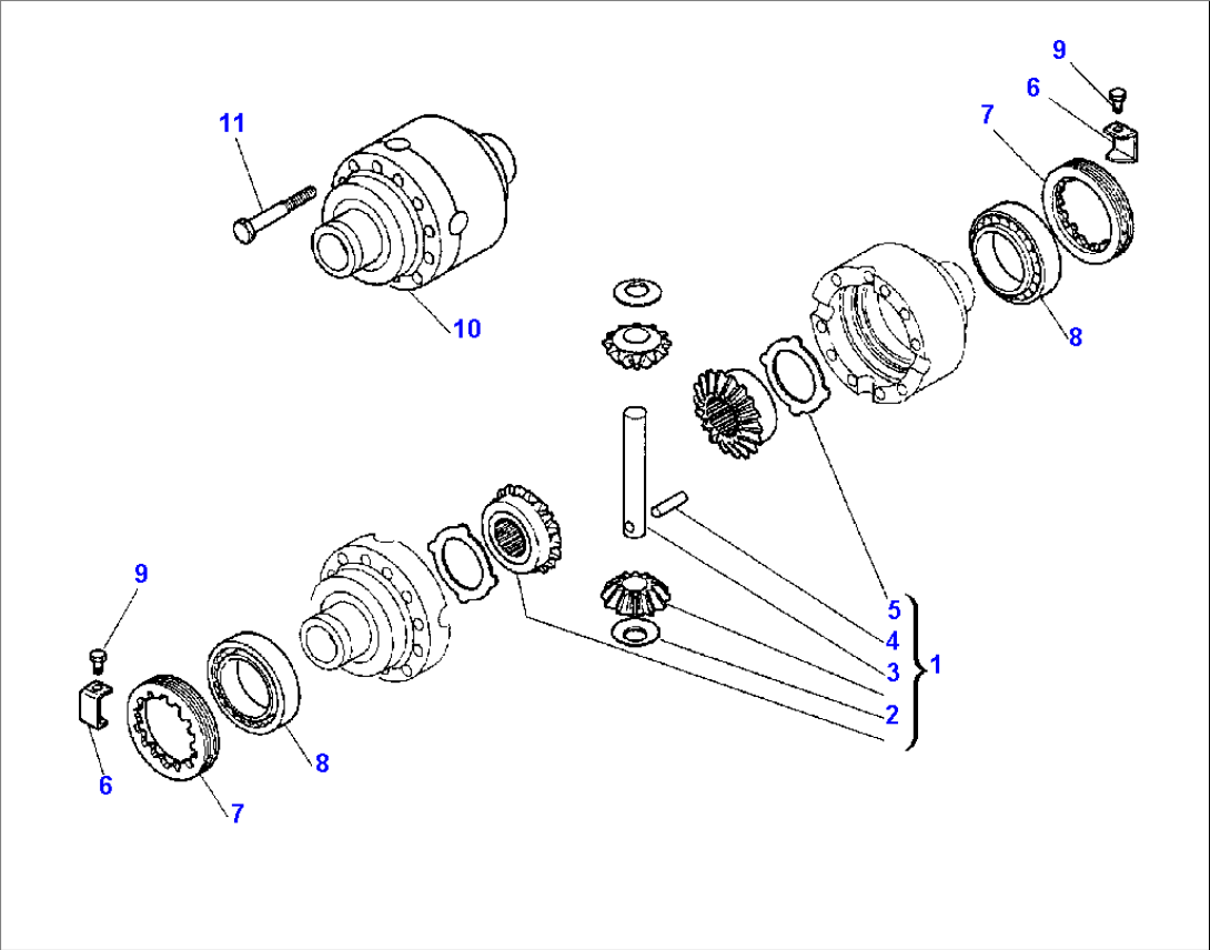 FRONT AXLE (4WD) (4/6)