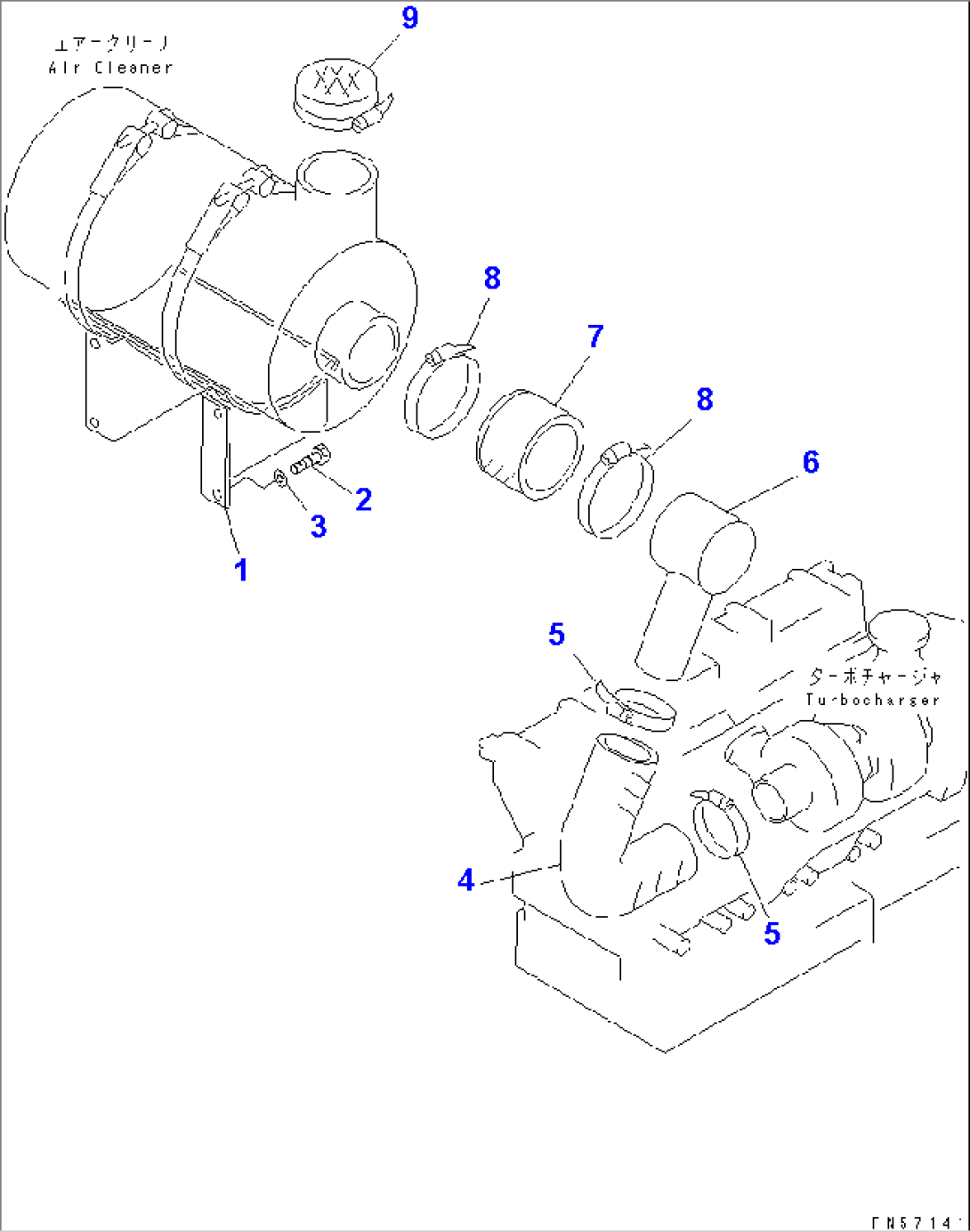 AIR CLEANER CONNECTION(#3401-)