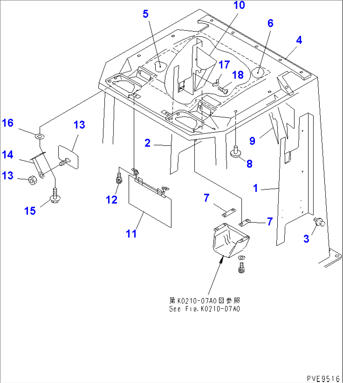 ROPS (ROOF)(#52001-)