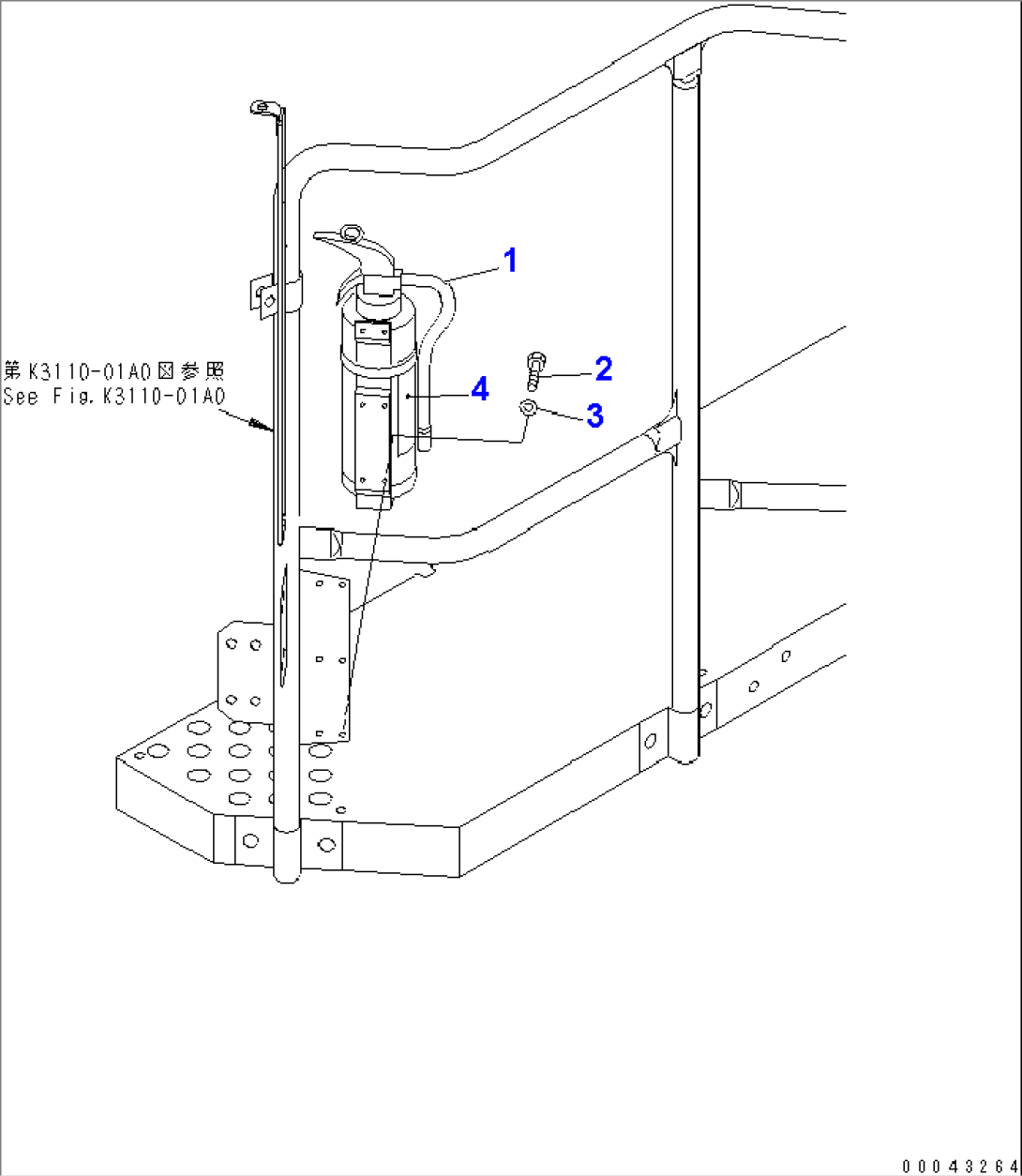 FIRE EXTINGUISHER (ENGLISH)(#3001-)