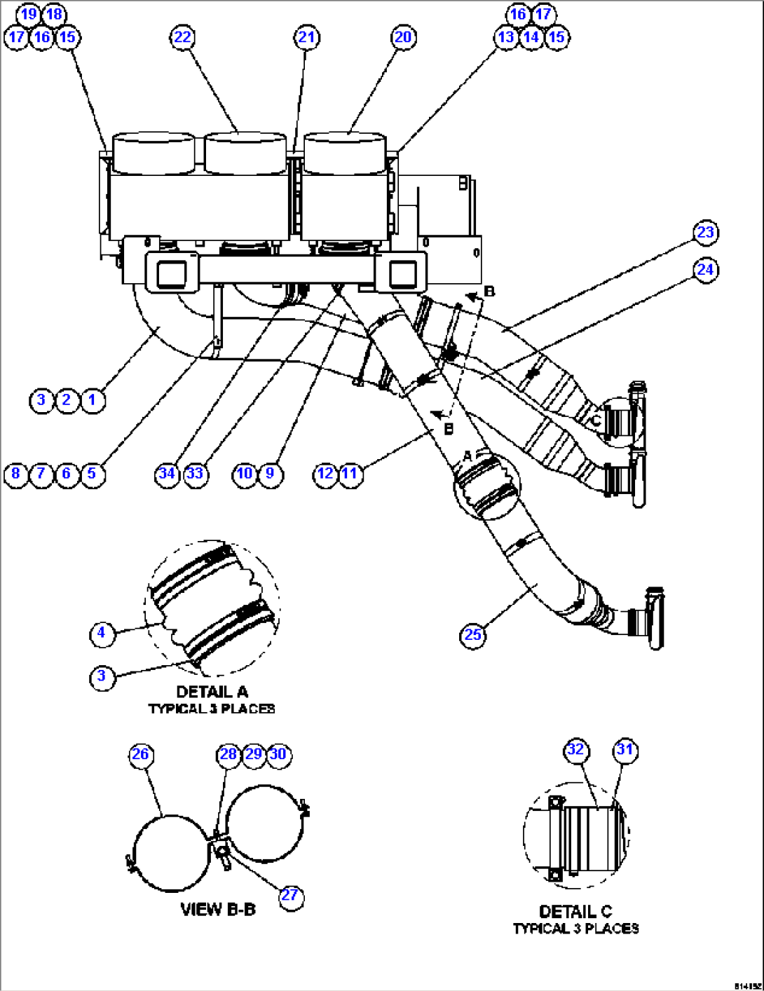 AIR CLEANER PIPING - LEFT