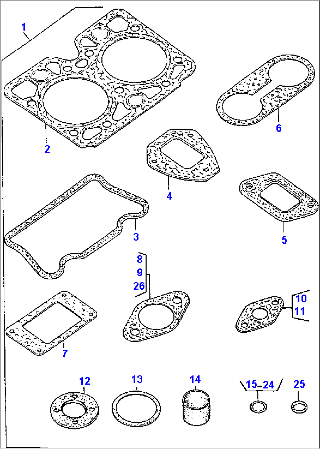 GASKET KIT, CYLINDER HEAD