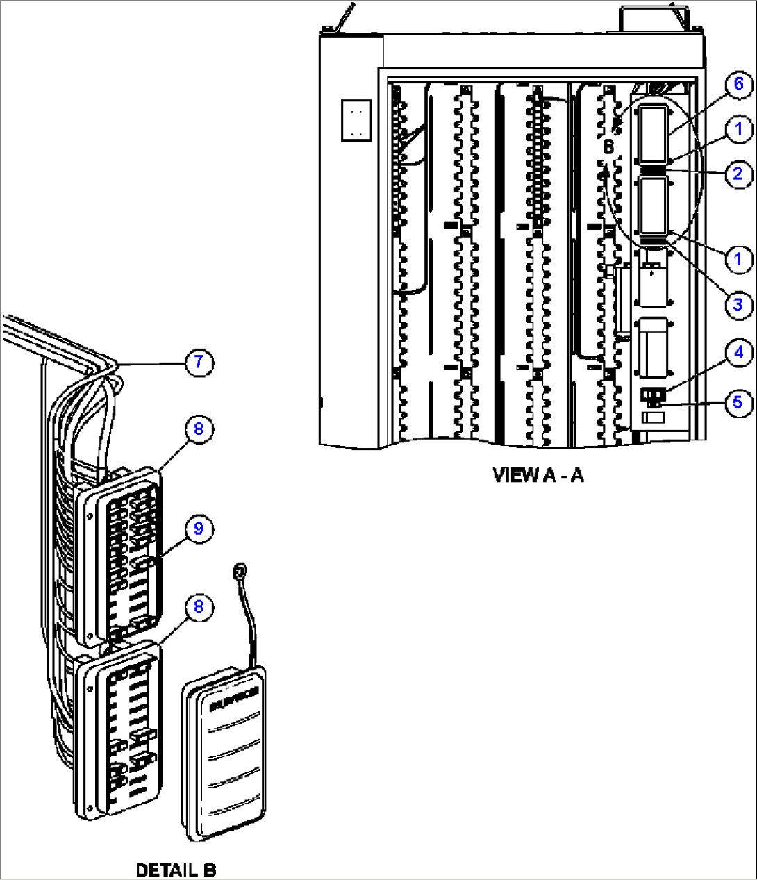 AUXILIARY CONTROL CABINET COMPONENTS - 2A
