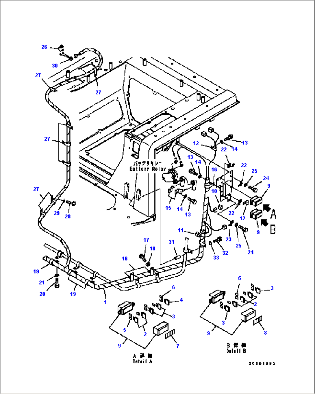 FLOOR FRAME (WIRING) (2/2)