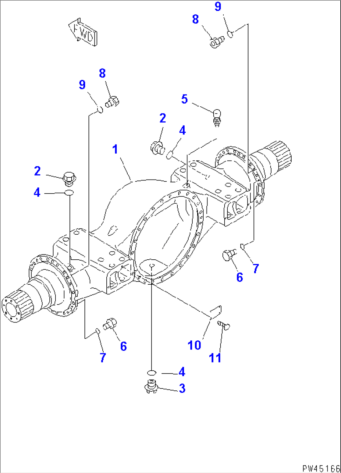 FRONT AXLE HOUSING
