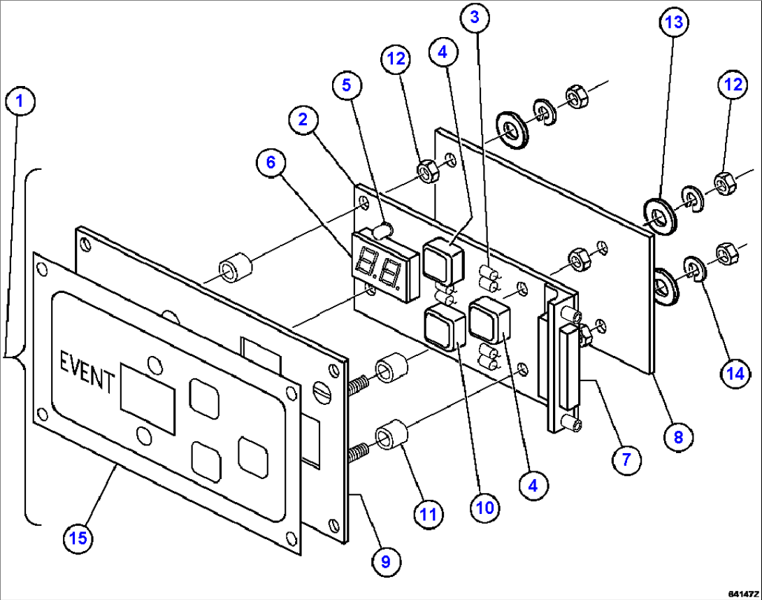 PANEL - DISPLAY EVENT PB8056