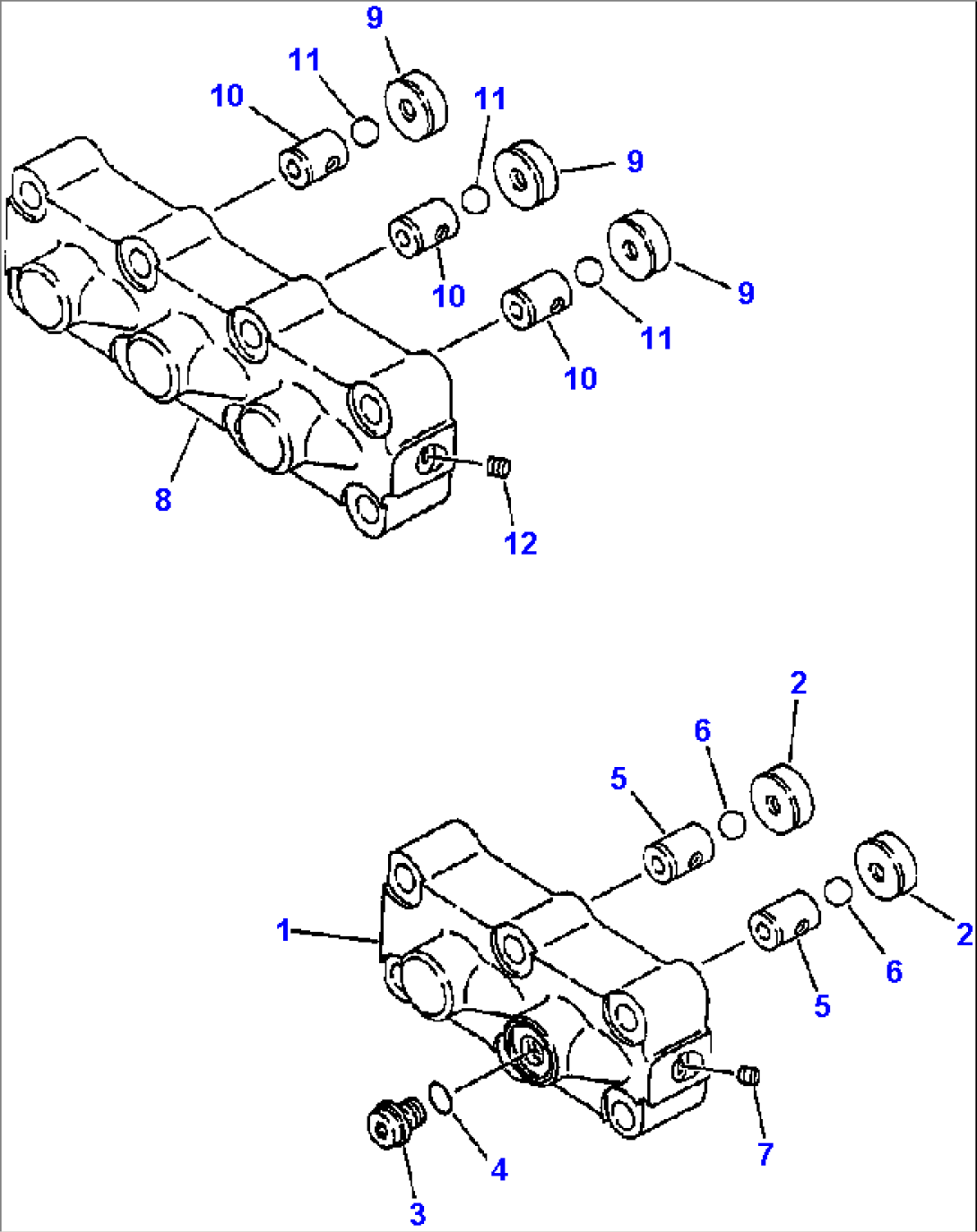 FIG NO. H0120-5401 MAIN VALVE (4/9) LS SHUTTLE VALVE