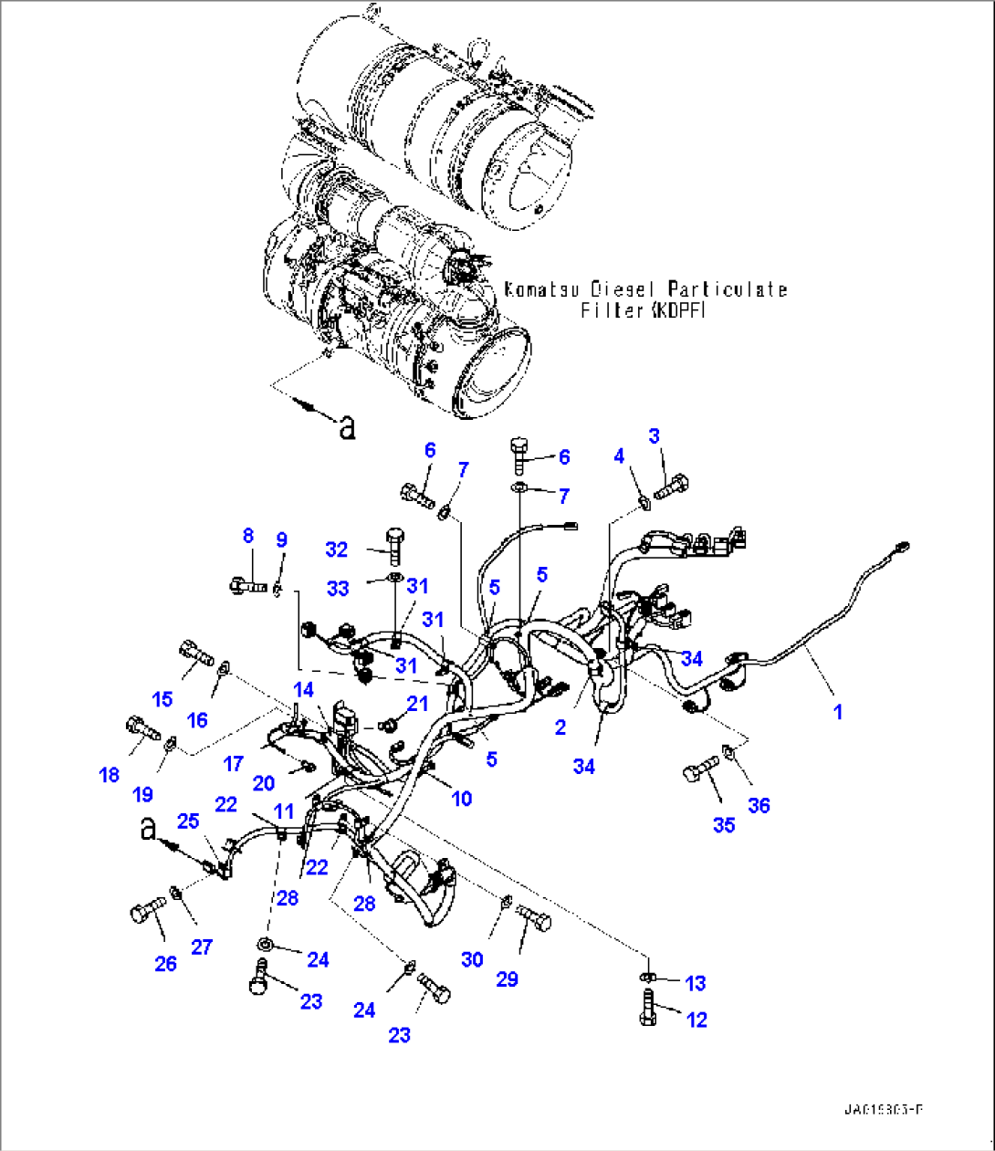 Engine Wiring Harness, Wiring Harness and Mounting (1/2) (#B60001-)