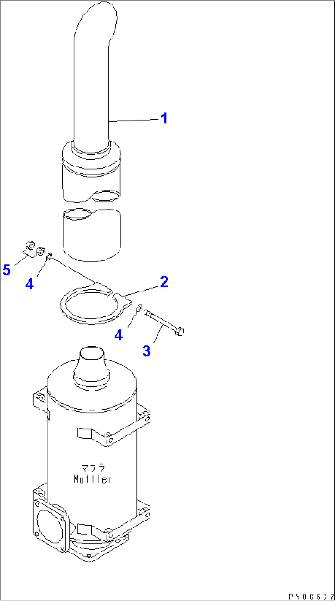 EXHAUST PIPE(#16595-)