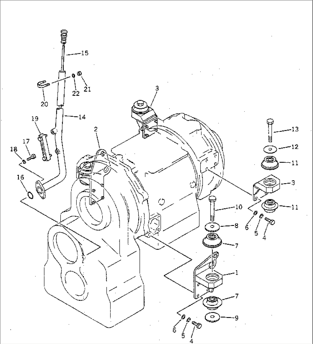 TRANSMISSION MOUNTING PARTS