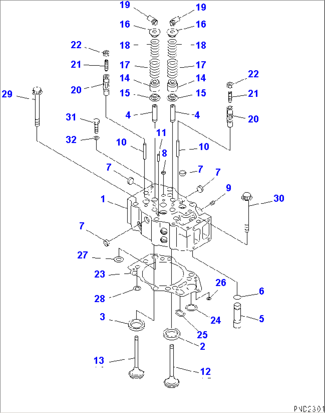 CYLINDER HEAD(#11029-)