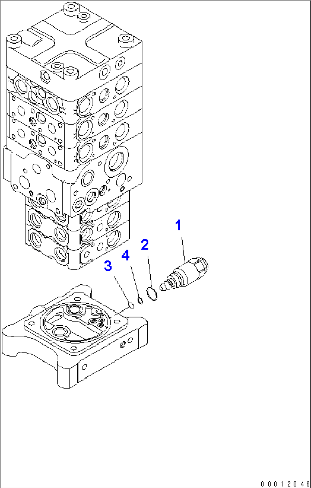 MAIN VALVE (6-VALVE) (18/26) (WITH ARM LOCK VALVE)