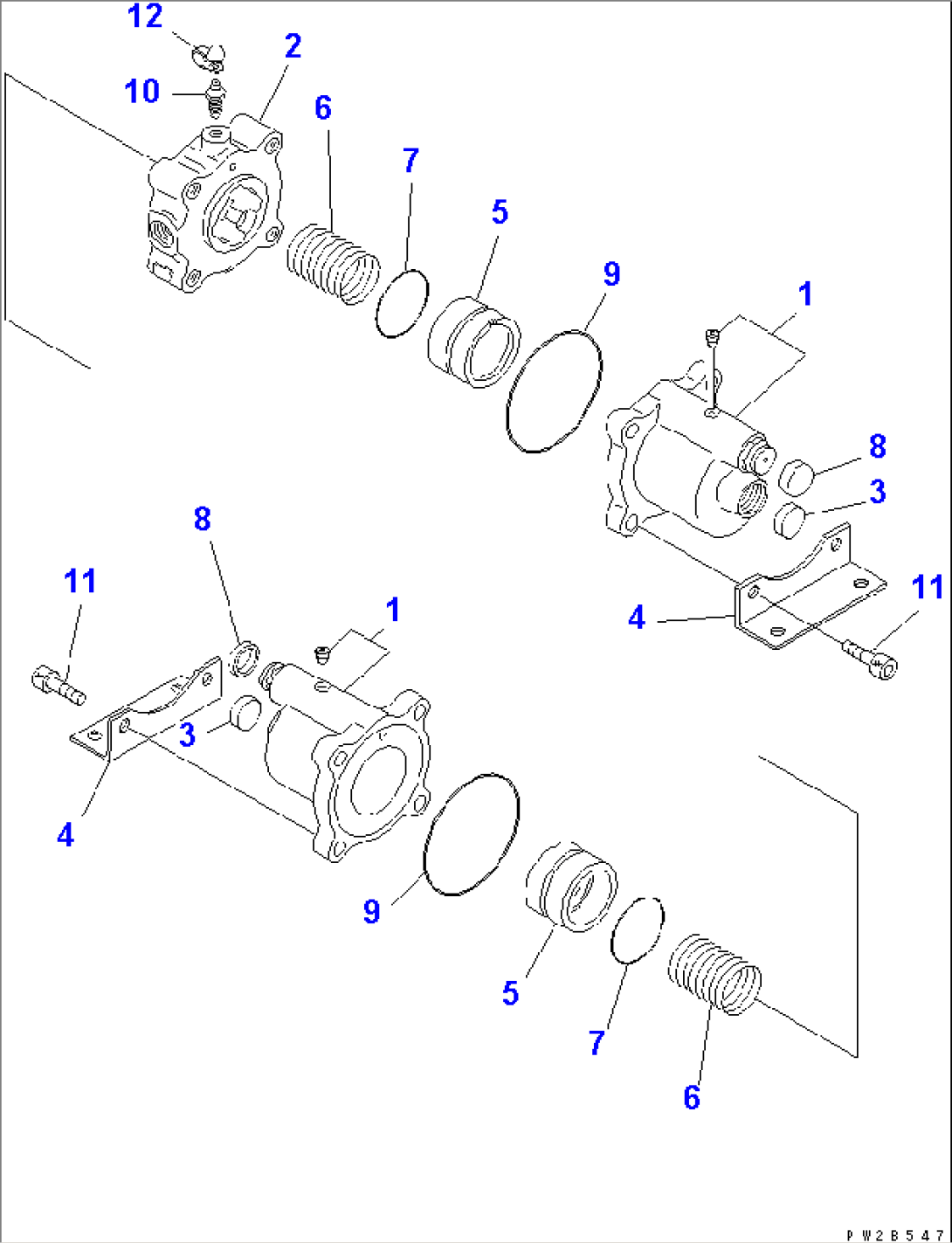 BRAKE CONTROL EQUIPMENT (SLACK ADJUSTER¤ INNER PARTS)