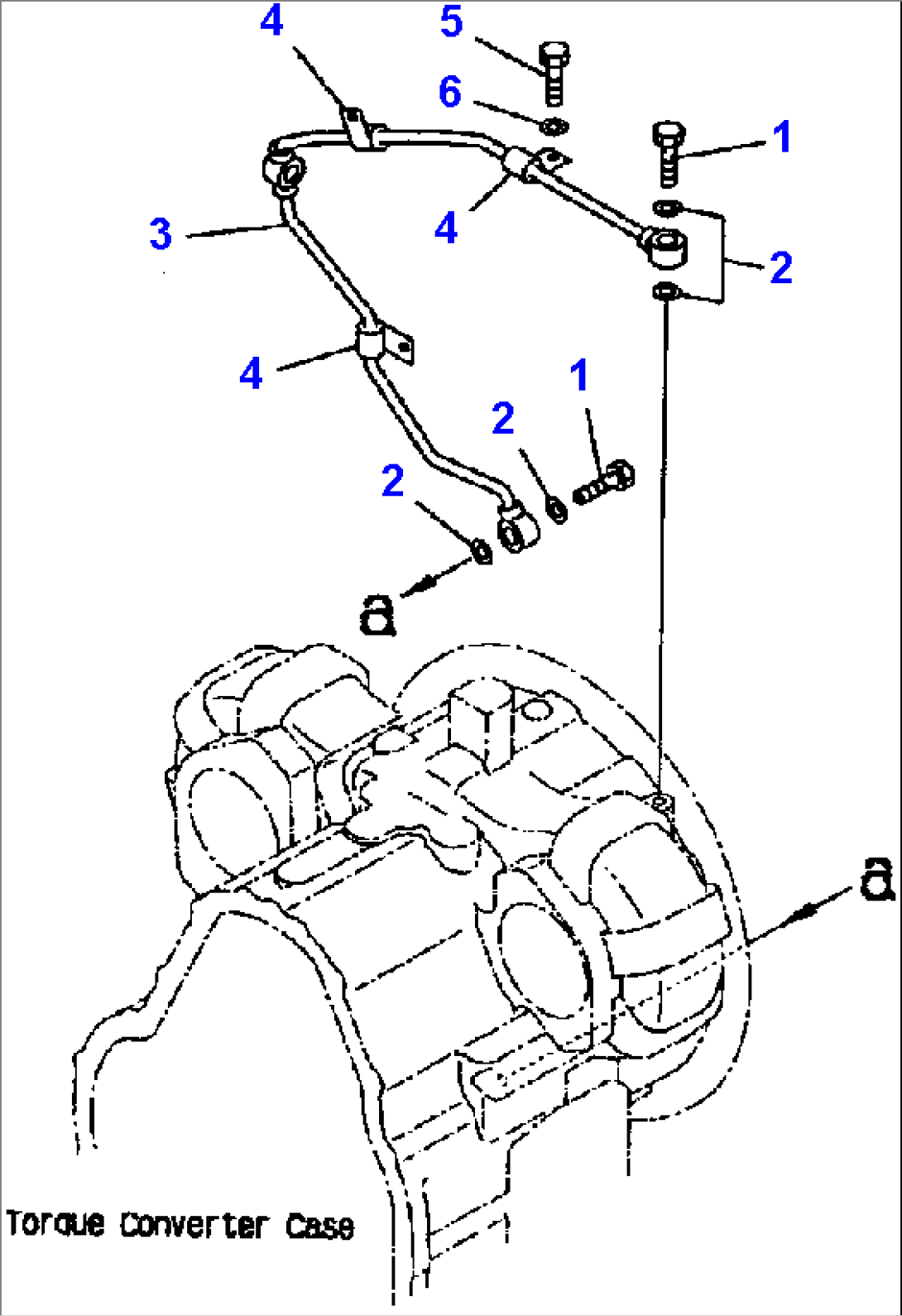 FIG NO. F4350-66A0 TRANSMISSION (TRANSMISSION PUMP AND PIPING) (2/2)