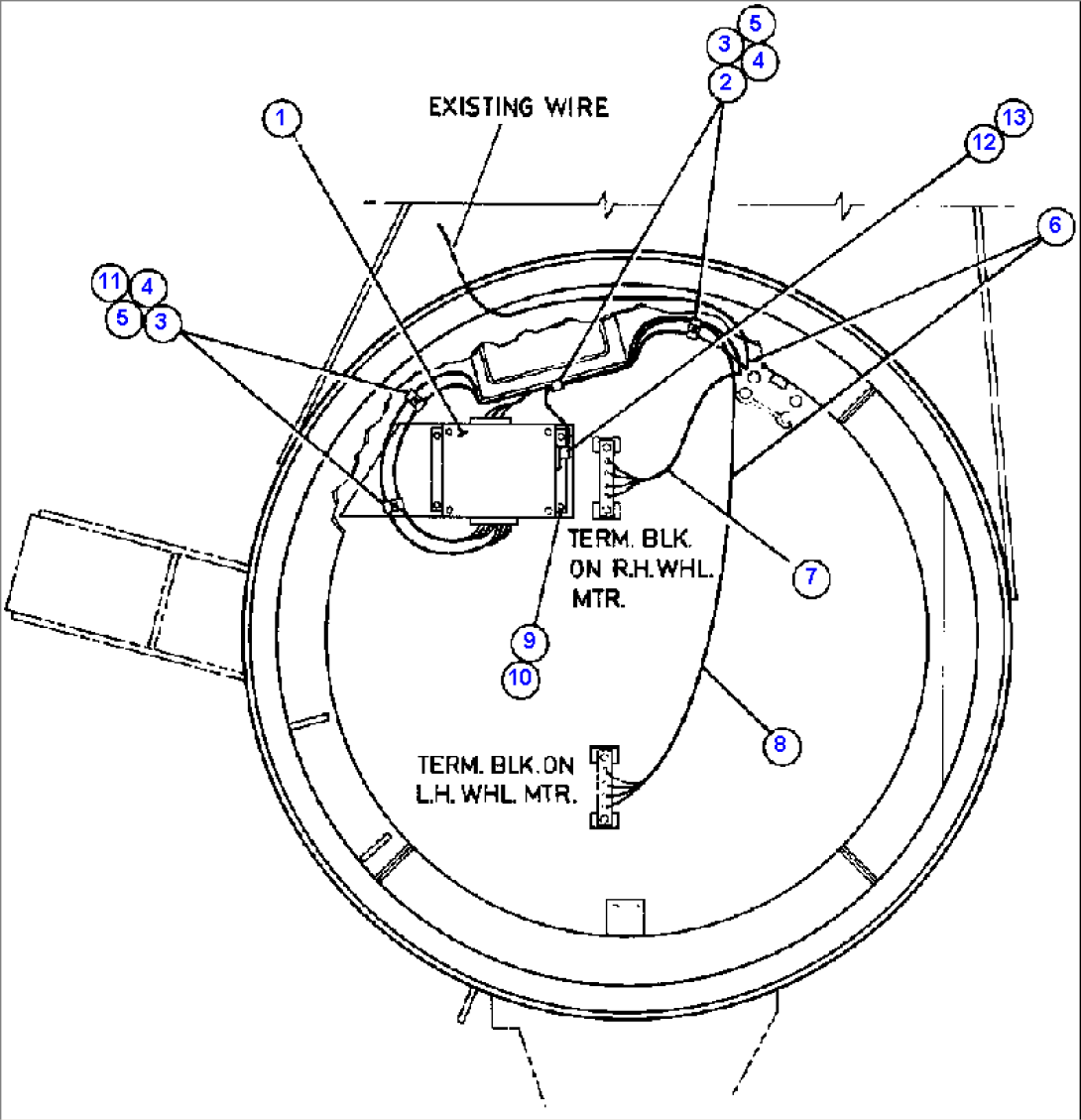 MOTOR HEAT SENSOR PANEL (TZ7857)