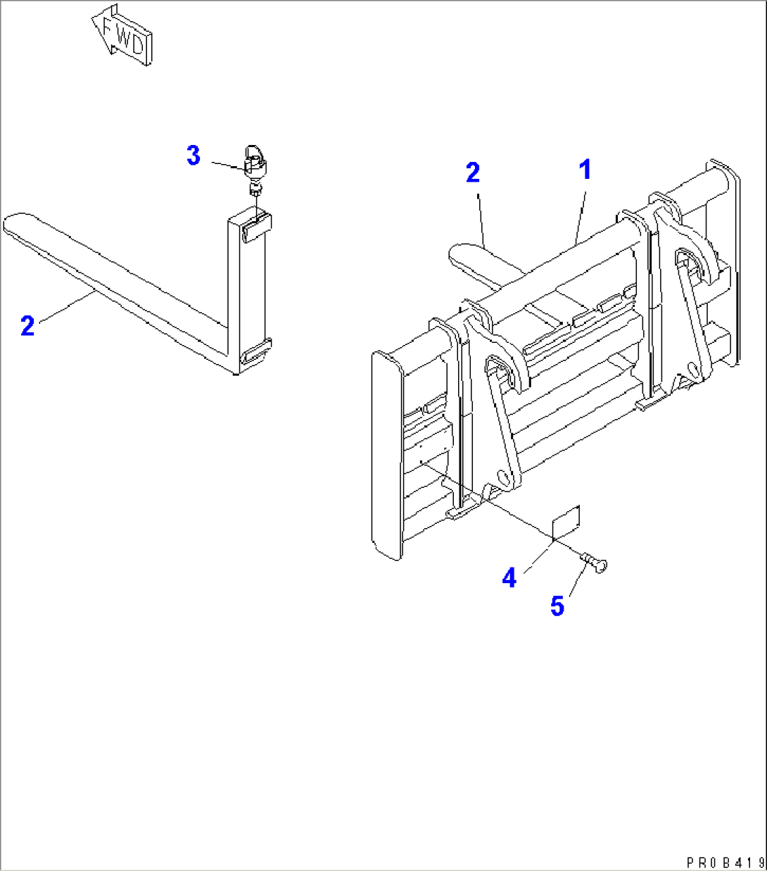 LUMBER FORK (FOR MULTI COUPLER)