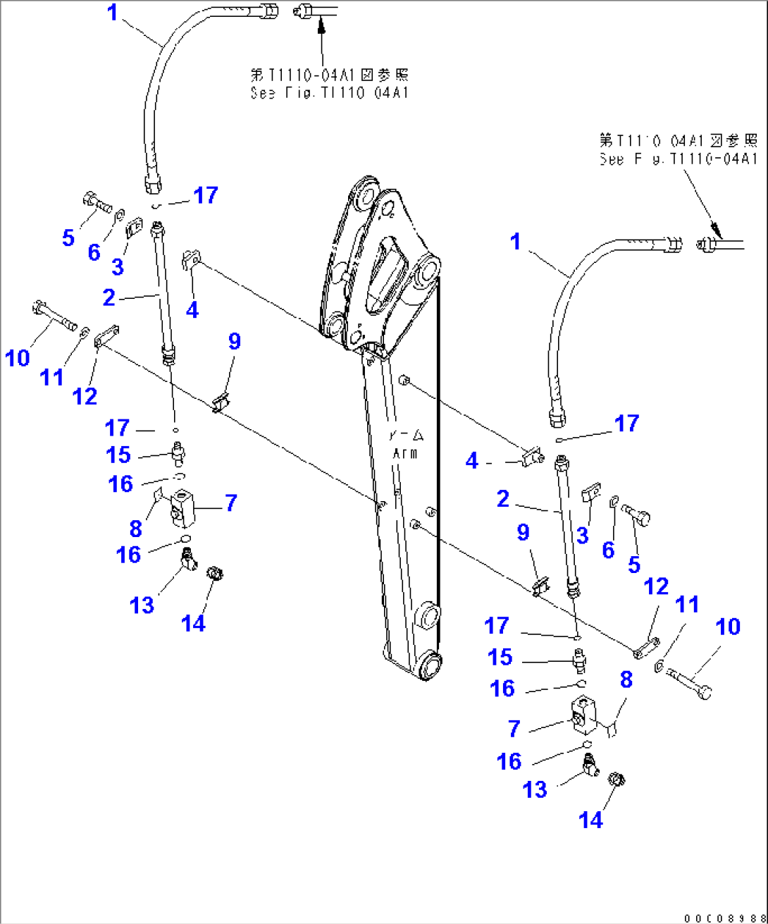ARM (ADDITIONAL PIPING) (FOR JAPAN)