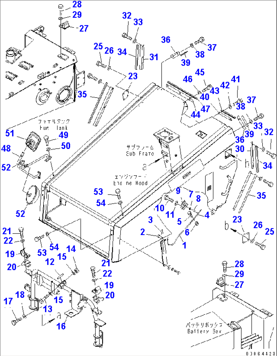 ENGINE HOOD AND RELATED PARTS (HOOD) (2/2)