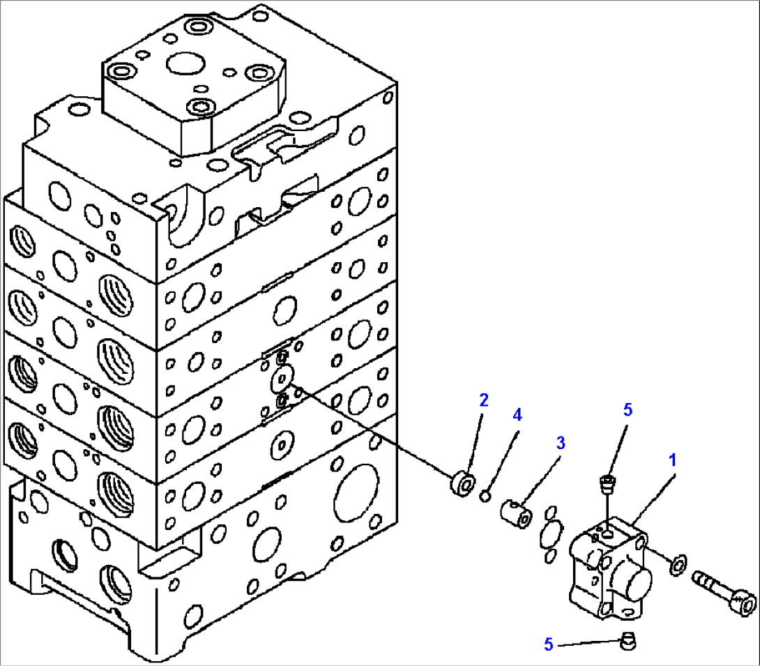 H0121-09A0 MAIN VALVE 2-SPOOL FOR ECSS (9/9)