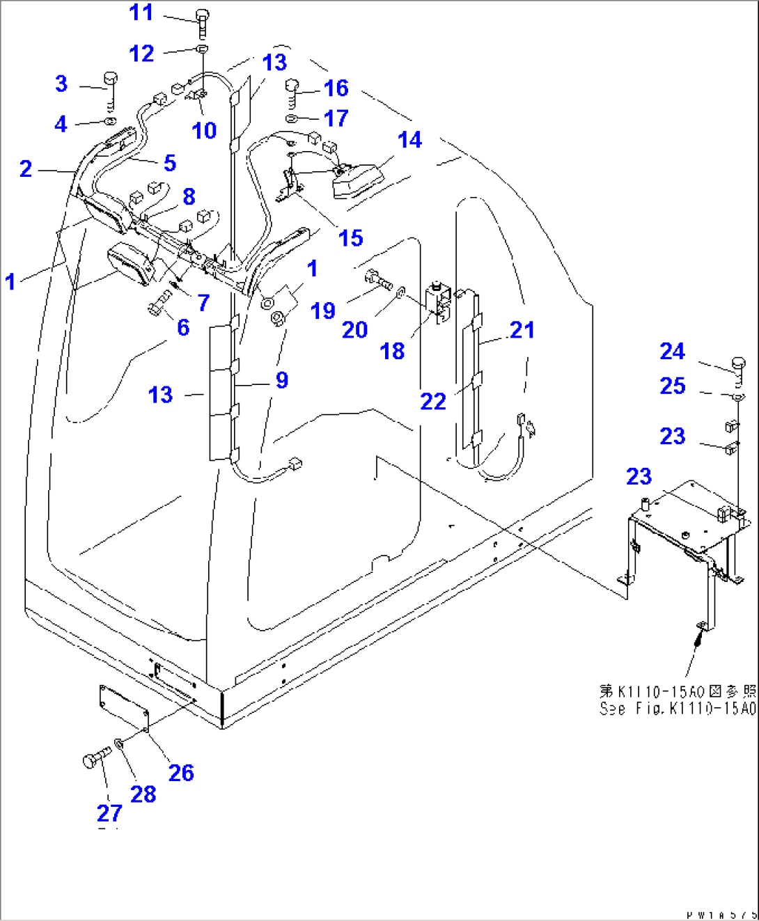 ADDITIONAL WORK LAMP AND STEP LIGHT(#11001-)