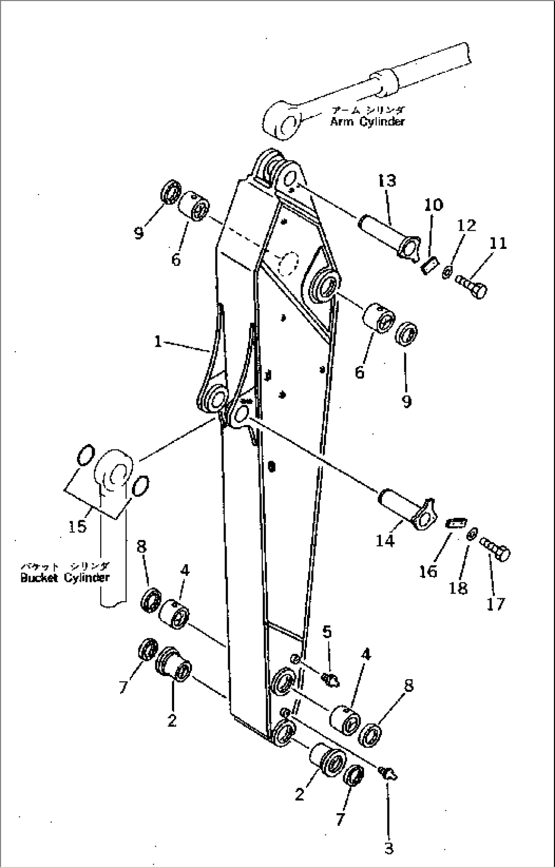 LONG ARM (5.1M) (BACKHOE)