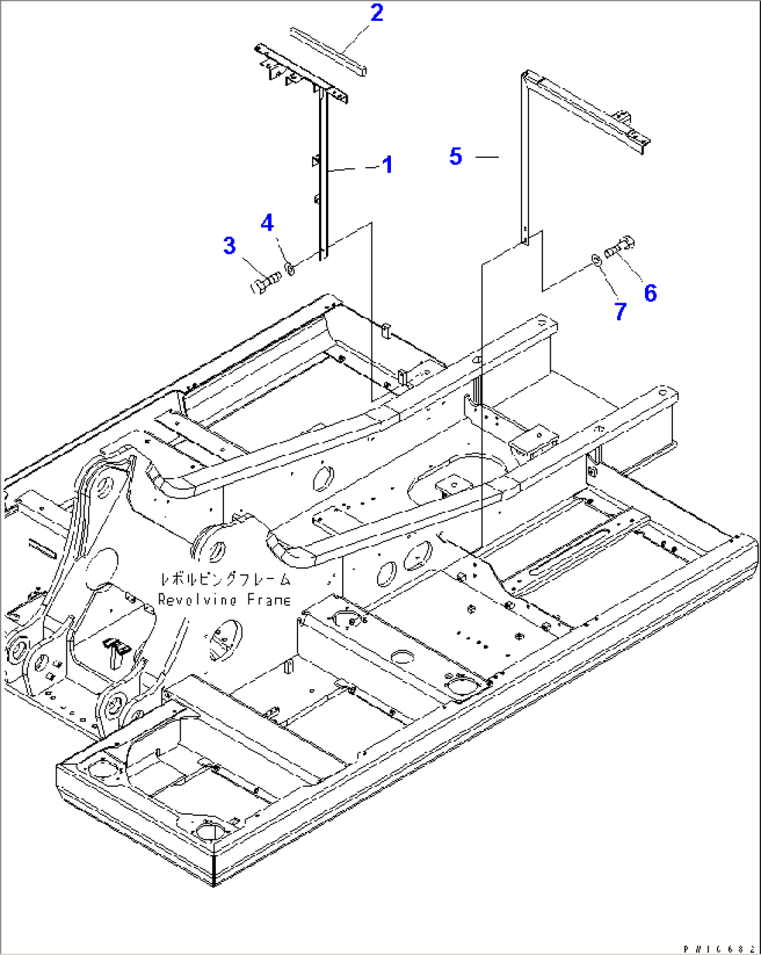 FRAME (MACHINE CAB)