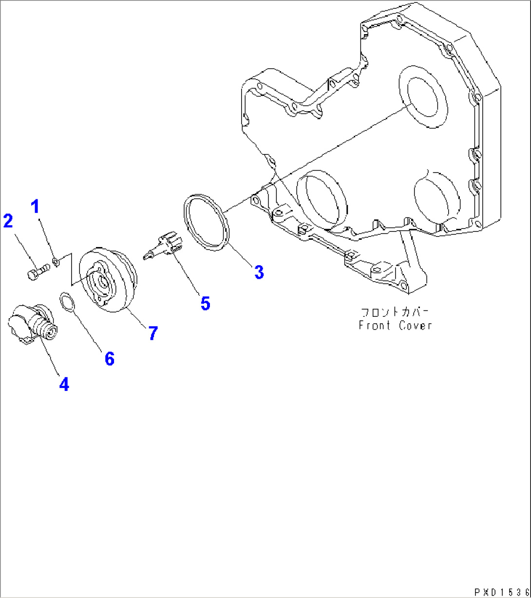 ENGINE (TACHOGRAPH RELATED PARTS) (WITH TACHOGRAPH)(#10001-11500)