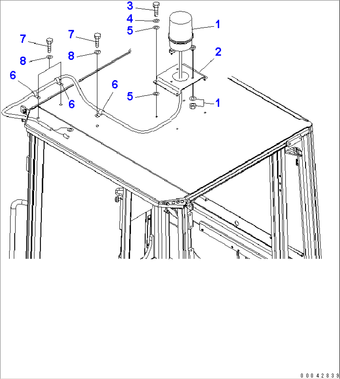 WORK LAMP (BEACON LAMP) (SMALL TYPE)