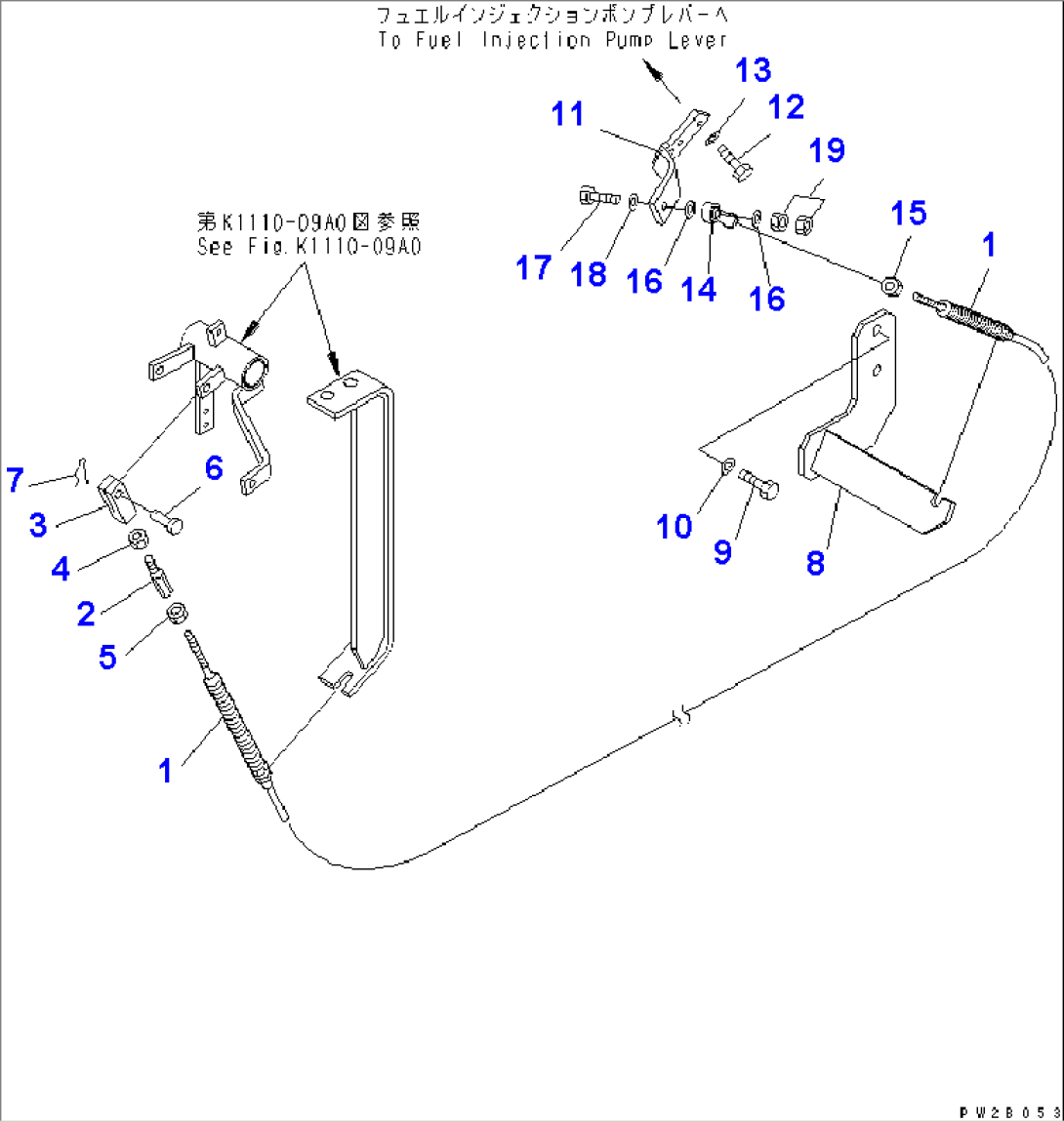 ENGINE ACCESSORY (ACCELERATOR CONTROL)(#50001-51000)